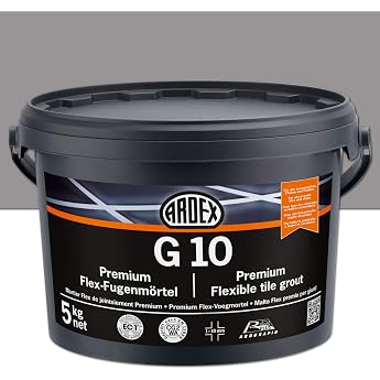 Ardex G10 Premium Joint Grout Flex Mortar 5 kg Grey