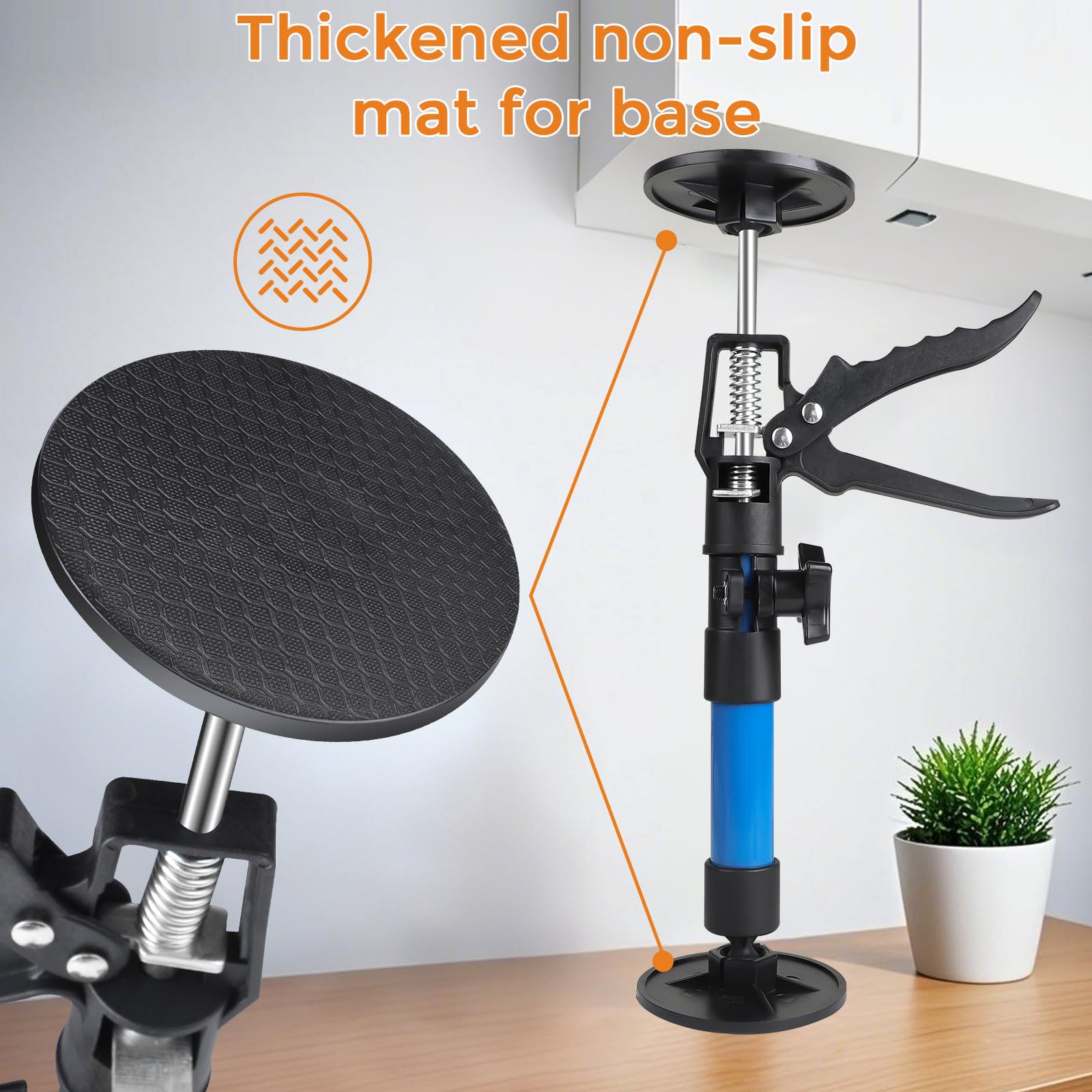 3 Piezas Puntal Telescopico, Puntales Extensibles Techo, Soporte Telescópico, Puntal Expansión, Capacidad de peso 40KG, Estiramiento 30-59 cm, para Apoyar Marcos de Puertas, Armarios