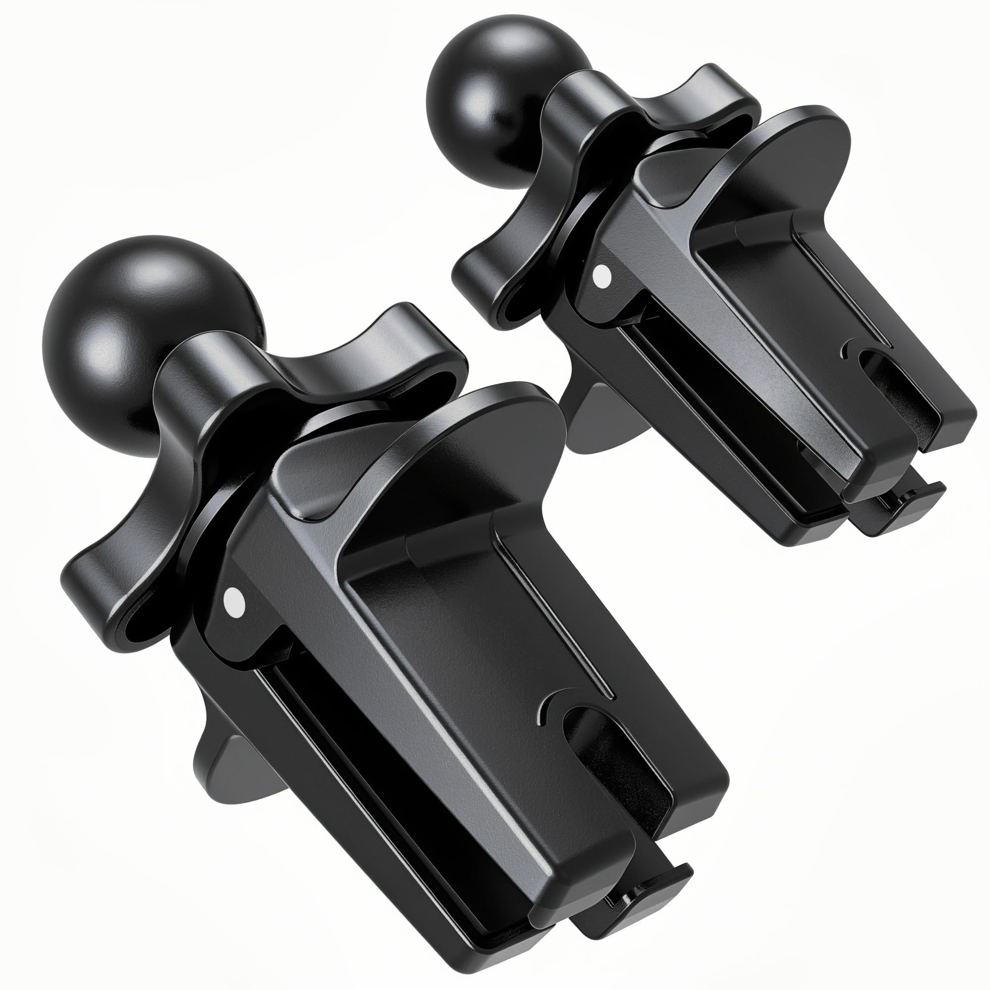 Photo 1 of OHLPRO 2Pack Car Air Vent Clip Replacement, [Stable & Anti-Shake] Phone Mount Base with 16mm Ball Head, Heavy Duty Air Vent Holder Compatible with iPhone, Samsung & Most Car Phone Cradles