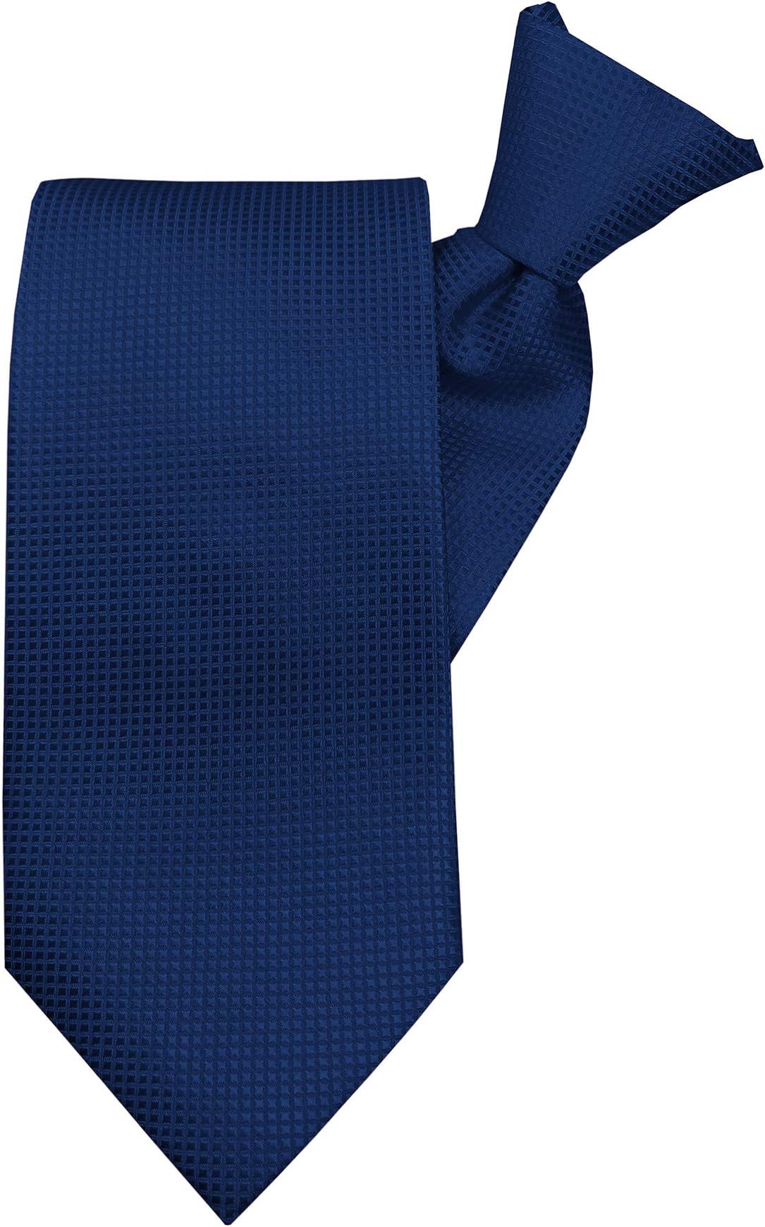 Jacob Alexander Men's Woven Subtle Mini Squares Clip-On Neck Tie