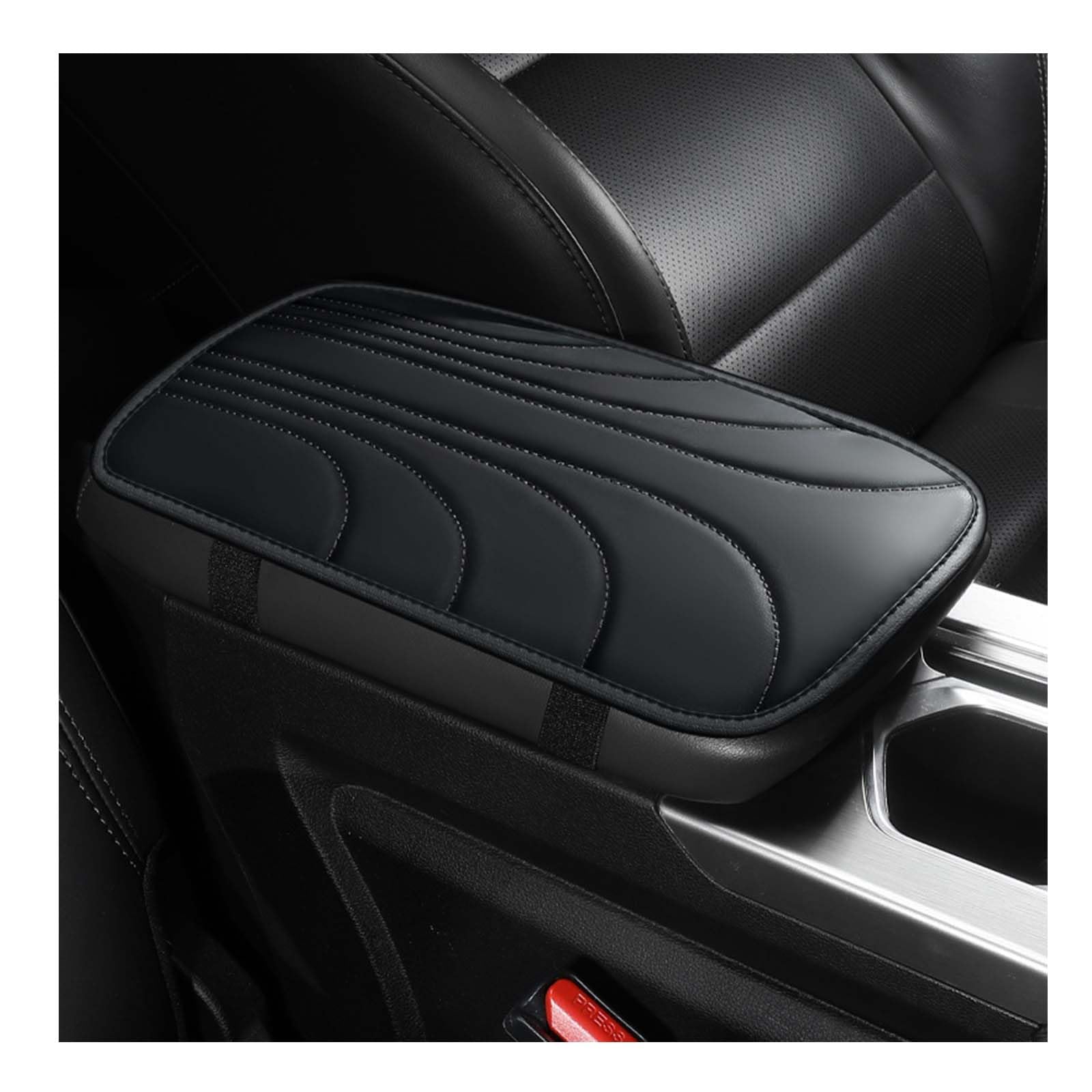 TRQCHIPS For Renault Symbioz E Tech Full Hybrid 2024-2025 Car Armrest Pad, Leather Center Console Cover, Anti-Scratch Waterproof Center Console Protector, Easy Fit,A