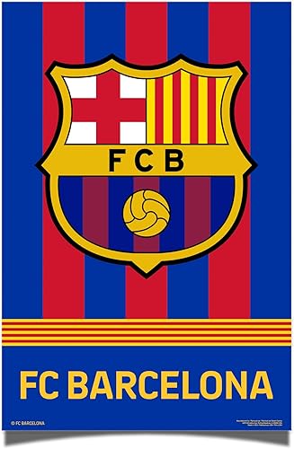 Desert Cactus FC Barcelona - Póster de fútbol de fútbol de 24 x 36 pulgadas, decoración oficial para fanáticos (24 x 36, estilo C)