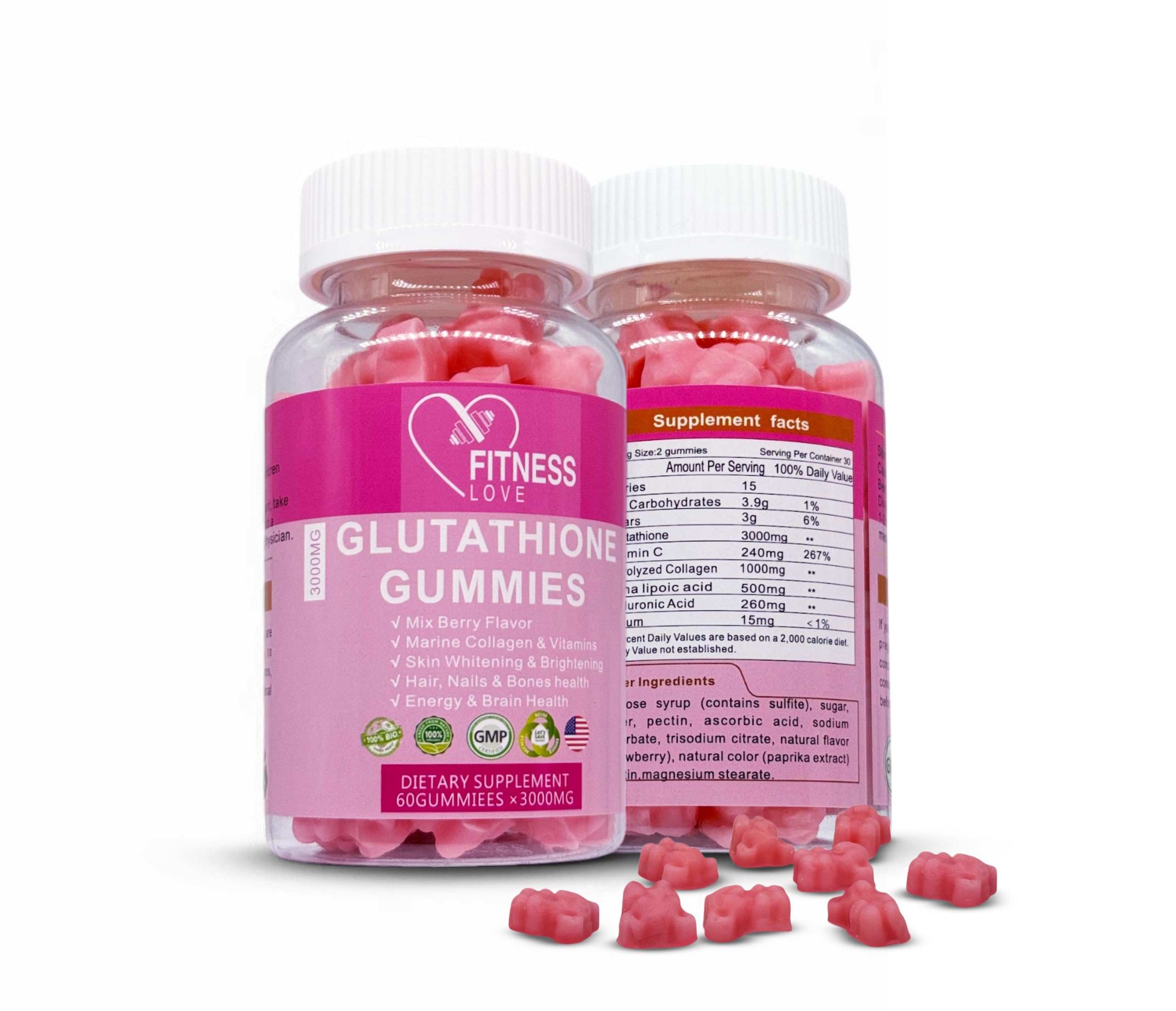 glutathione tablets with vitamin c Amazon.com: FITNESS LOVE Glutathione Gummies – L-Glutathione Supplement  with Collagen, Vitamin C & Hyaluronic Acid – Gummy Vitamins for Adults –  Antioxidant Support for Radiant Skin & Wellness : Health & Household