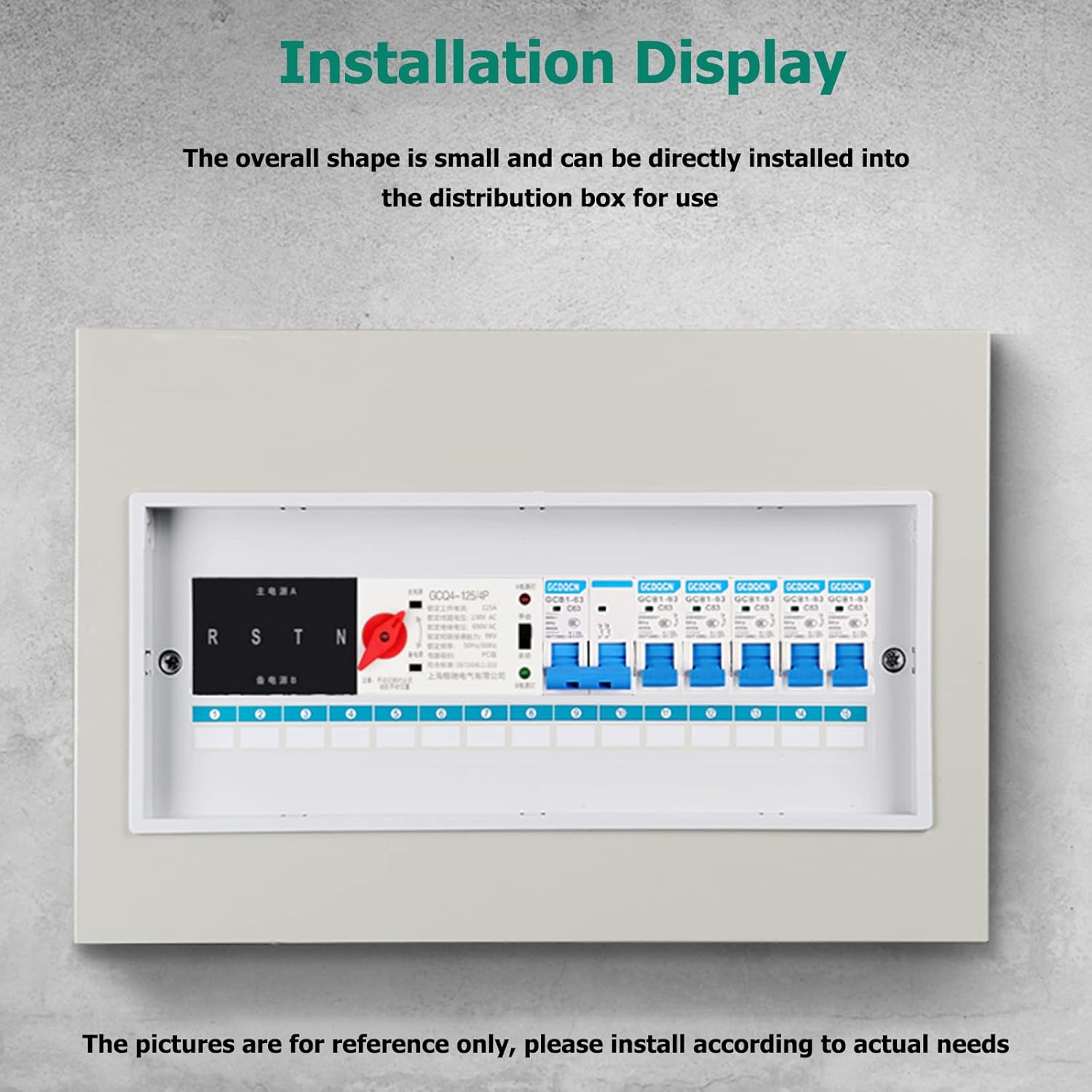Image showing the ATS installed in a distribution box