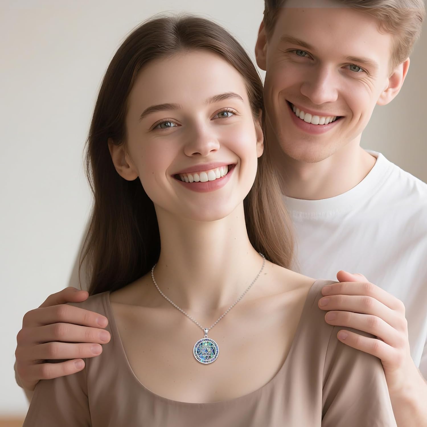 Hexagram Six Pointed Star Necklace S925 Sterling Silver Protection Amulet Talisman Pendant Jewelry Gifts for Men Women - Image 5