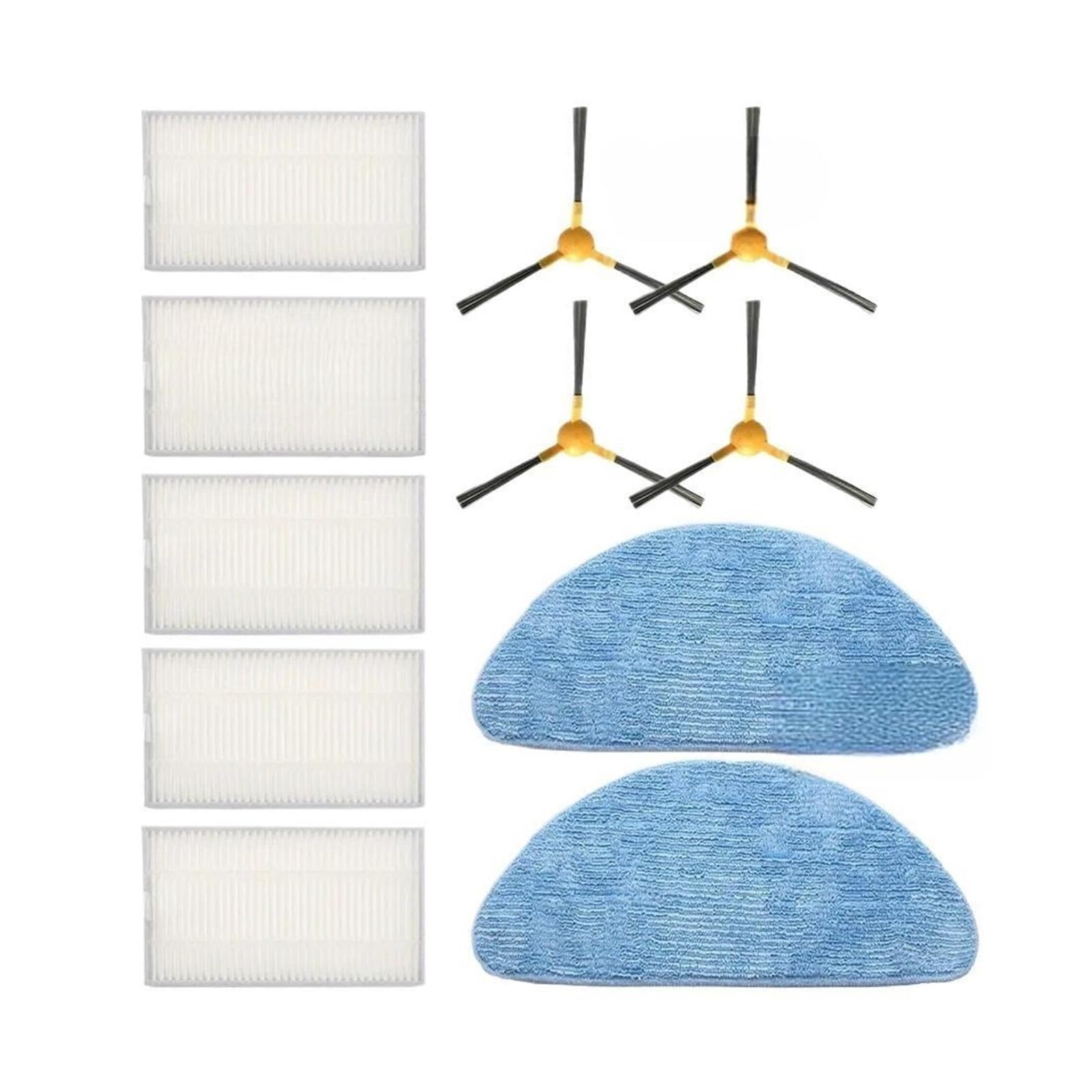 Roller、Side Brush Mop S Set ，Compatible For Liectroux ，C30B ，Compatible For Proscenic， 800T 820S 820T 830T Robot Vacuum Cleaner Parts(001)