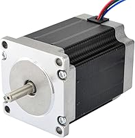 Vista 1 de STEPPERONLINE CNC motor paso a paso Nema 23 Bipolar 2.8A 269oz.in/1.9Nm CNC Mill Torno Router