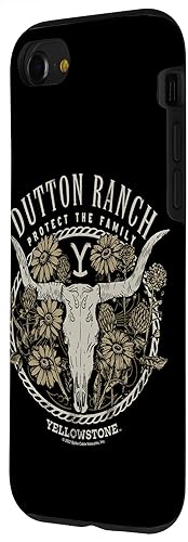 Vista 44 de Funda para iPhone 11 Yellowstone Dutton Ranch Steer Logo