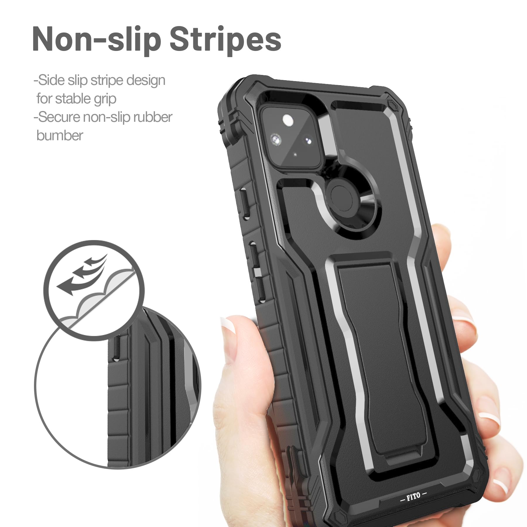 Google Pixel 5a 本体、ケース2つ付き Amazon.co.jp: FITO Google Pixel 5A用ケース デュアルレイヤー 耐衝撃