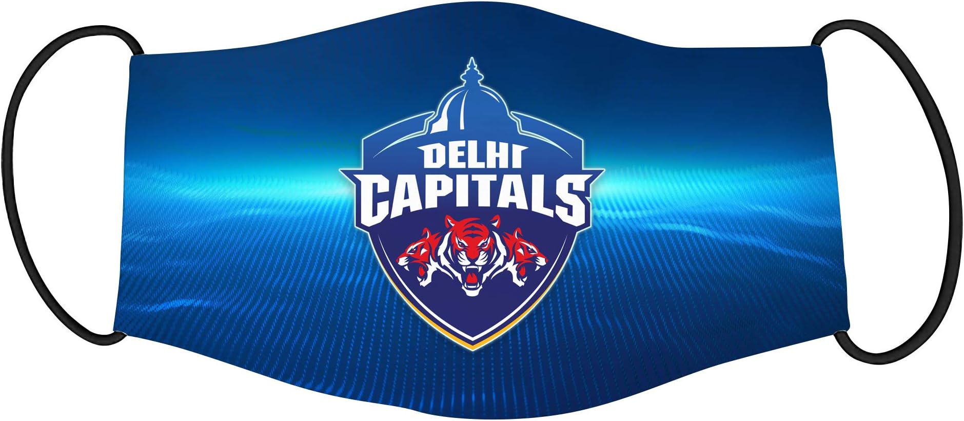Vista IPL Team Delhi Capitals Mask -Cotton Reusable Washable Mask Size 20x13 cms