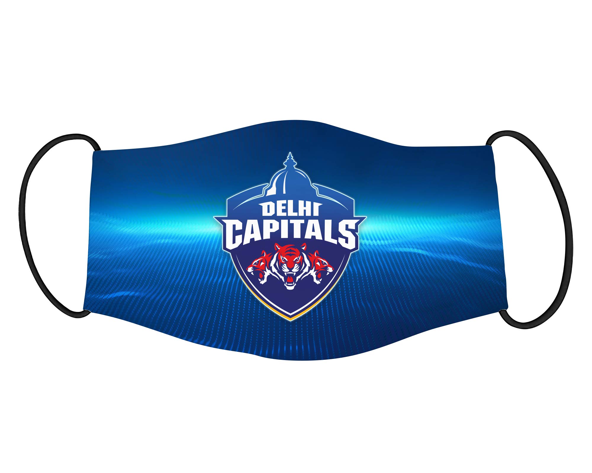 Vista IPL Team Delhi Capitals Mask -Cotton Reusable Washable Mask Size 20x13 cms