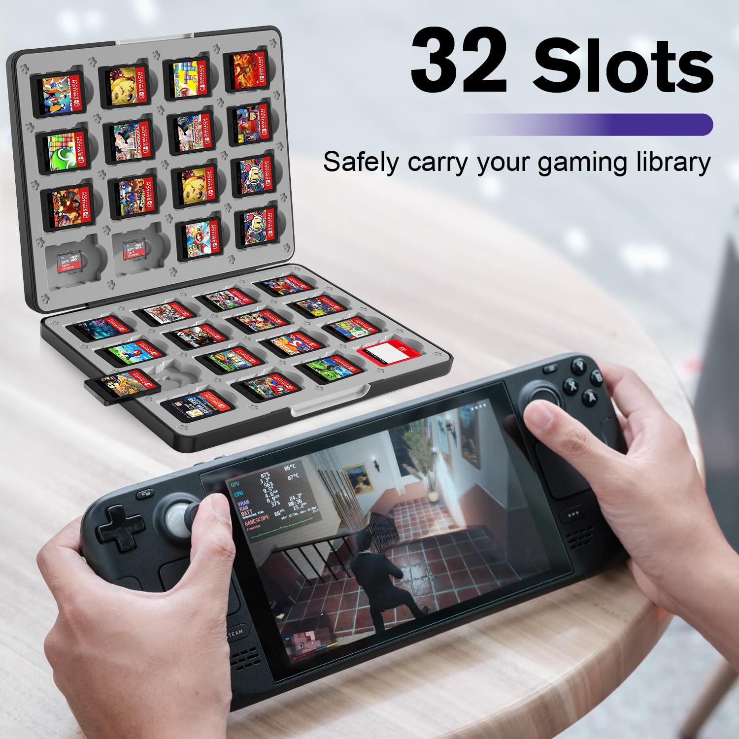 Amazon.com: Fosmon Game Card Case for Nintendo Switch 2 / 1 / OLED