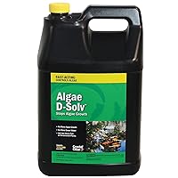 Vista 1 de CrystalClear Algae D-Solv - Alguicida de acción rápida registrado por la EPA, control de algas para fuentes y estanques al aire libre con koi