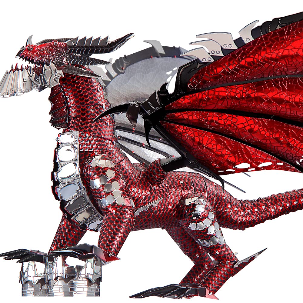 Piececool 3D Metal Puzzles for Adults, Black Dragon King Model Kits, DIY Building 3D Puzzles for Adults Brain Teaser for Teens, Great Birthday New Year Gifts, 3-D Puzzles - Amazon Canada