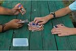 Clear Plastic Playing Card Boxes Snaps Closed Poker Gaming Playing Card Deck Cases Holder Plastic Storage Box Clear Trading Card Box Card Storage Organizer for Bank Business Card (6Pcs)