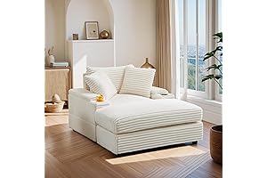 Oversized Chaise Lounge Chair for Living Room with Ottoman