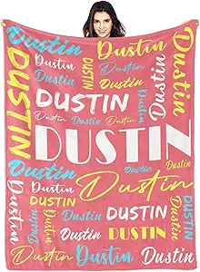 Personalized Blankets for Kids with Names Customized Blankets with Name for Adult Custom Blanket Gift for Birthday Christmas Valentines Day Gift