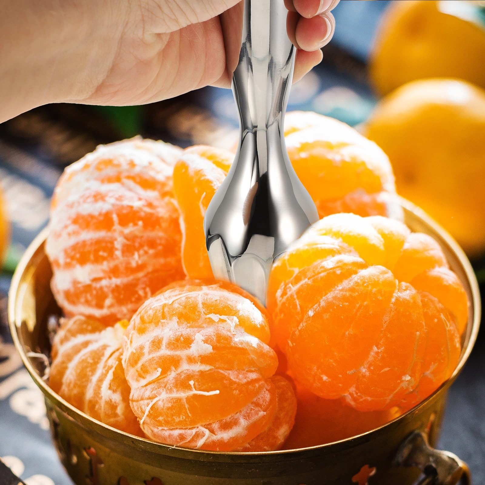 HEMOTON Presse Agrumes Manuel en Acier Inoxydable 304 avec Alésoir À Cône Outil De Cuisine Facile pour Presser Citron Et Orange Extraction Rapide De Jus Frais À Domicile