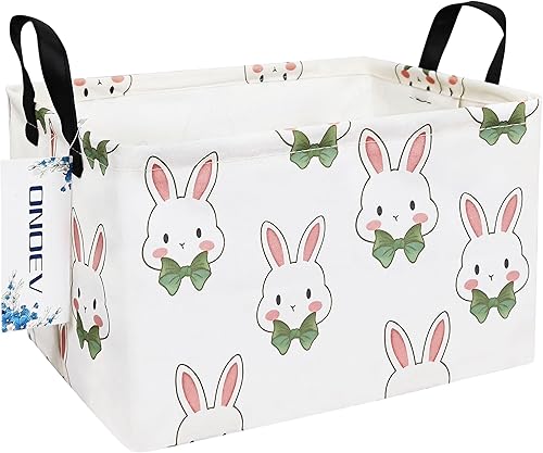 Miniatura 22 de Cesta de lavandería plegable rectangular, cesta de lona impermeable, cesta de regalo, adecuada para habitación de niños, oficina, ropa, Abeja