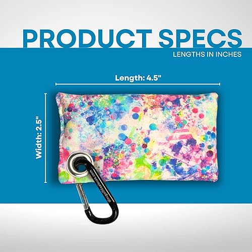 Miniatura 17 de HYZER HOUND DISCS Disc Golf Chalk Bag Seca tus manos en el calor del verano Se fija a la bolsa con un mosquetón Mejora el agarre de tu mano