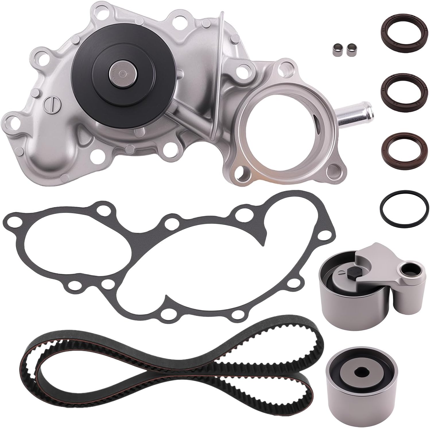 maXpeedingrods Engine Timing Belt Kit with Water Pump Compatible with Toyota Tacoma 4Runner Tundra T100 1995-2004 3.4L 1350362040