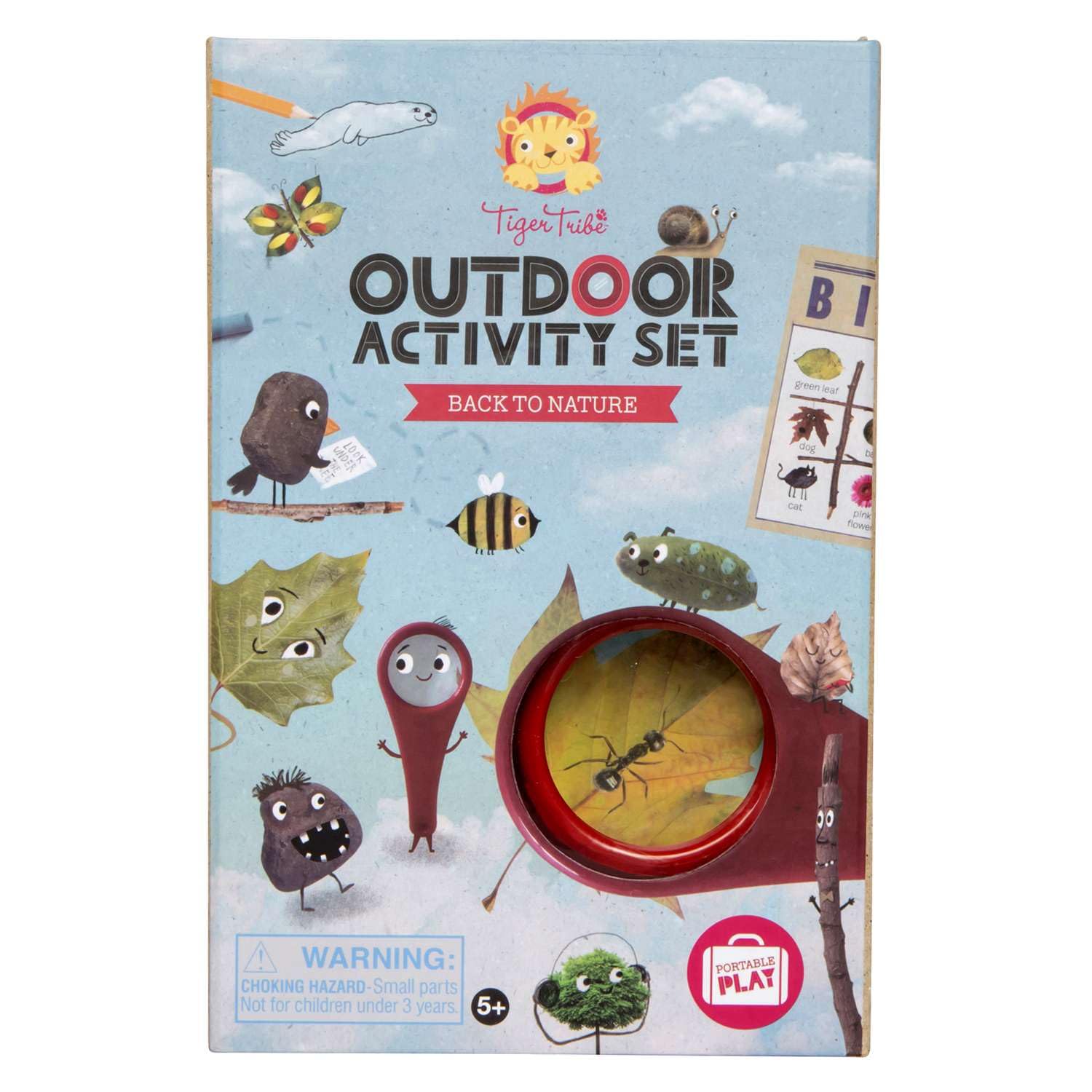 Tiger Tribe: Outdoor Activity Set - Back to Nature - Activity Based Exploration Set, Observe & Interact with The Outdoors, Kids Ages 5+