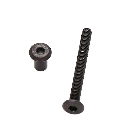 Miniatura 3 de binifiMux Paquete de 10 tuercas de barril de tornillos de casquillo negro M6x55mm