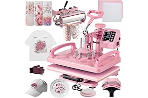 happybuy 5-in-1 Printing Heat Press Machine with 30 OZ Tumbler Press