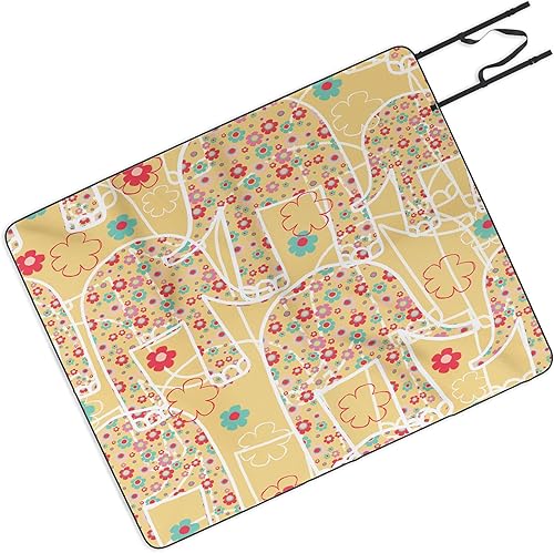 Miniatura 1 de Deny Designs Manta para exteriores 2021, 50 x 60 pulgadas, Ali Benyon Ello Ellie