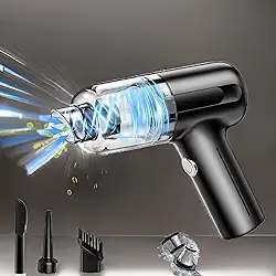 Aspirador De Pó Portátil 2 Em 1, Sucção Forte, Sem Fio, Recarregável, USB, Para Limpeza De Carro, Casa, Premium, Marca VARENZIA