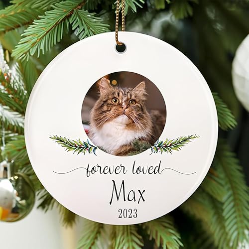 Miniatura 7 de Adorno conmemorativo personalizado para mascotas, adorno de Navidad para mascotas, regalo de pérdida de mascotas para siempre, regalo de recuerdo de