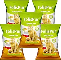 Areia Higiênica para Gatos FelisPur Premium Mandioca e Bentonita Anti Odor 100% Natural (Natural - 20kg)
