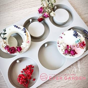 【材料】モールド☆石膏型☆送料込み Amazon.co.jp: ジェスモナイト【3個セット】シリコンモールド 型