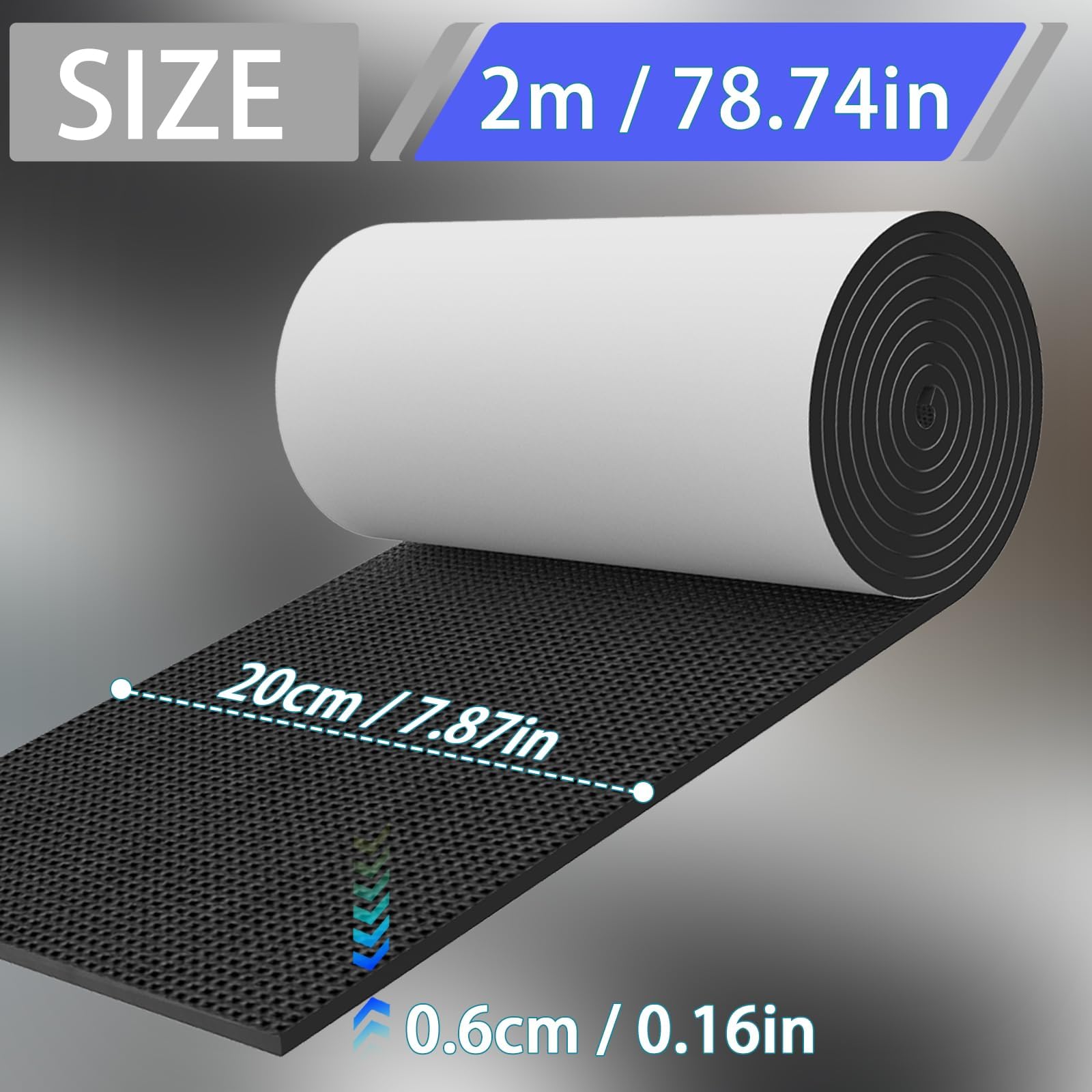 Ochrona ściany garażowej samoprzylepna 2m x 20cm x 6mm Ochrona ściany garażowej czarna Ochrona drzwi garażowych Ochrona ściany garażowej Ochrona ściany dla drzwi samochodowych dla drzwi