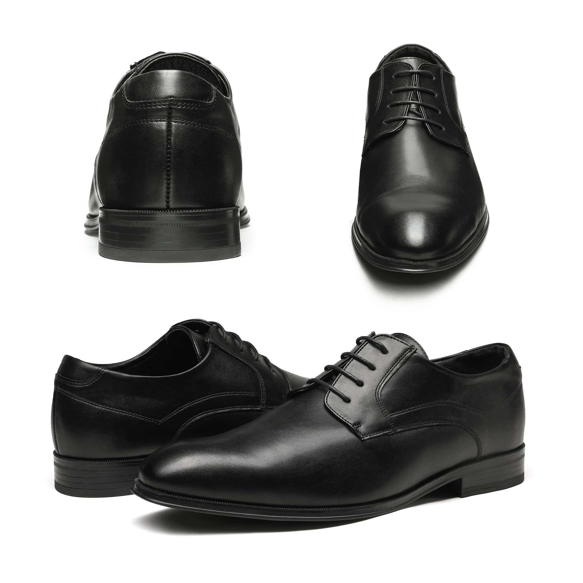 Bruno Marc Herren Anzugschuhe Schnürhalbschuhe Klassischer Business Derby Oxford Hochzeit Schuhe Schnürschuh