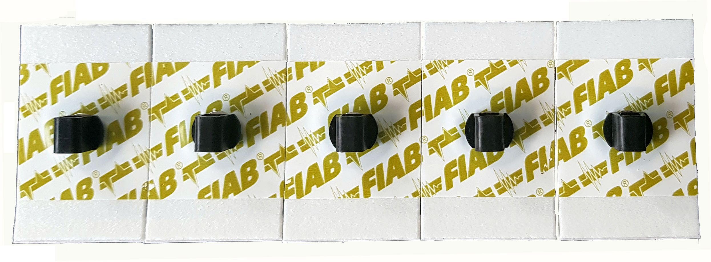 FIAB - Électrodes universelles pour ECG jetables, 28-44 mm, rectangulaires adultes, sans latex, boîte de 1000, 33372