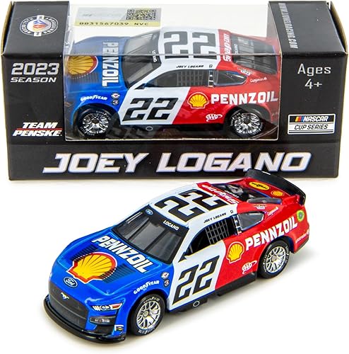 Lionel Racing Joey Logano 2023 Darlington Retroceso a 1973 Mark Donohue Coche Diecast Escala 164