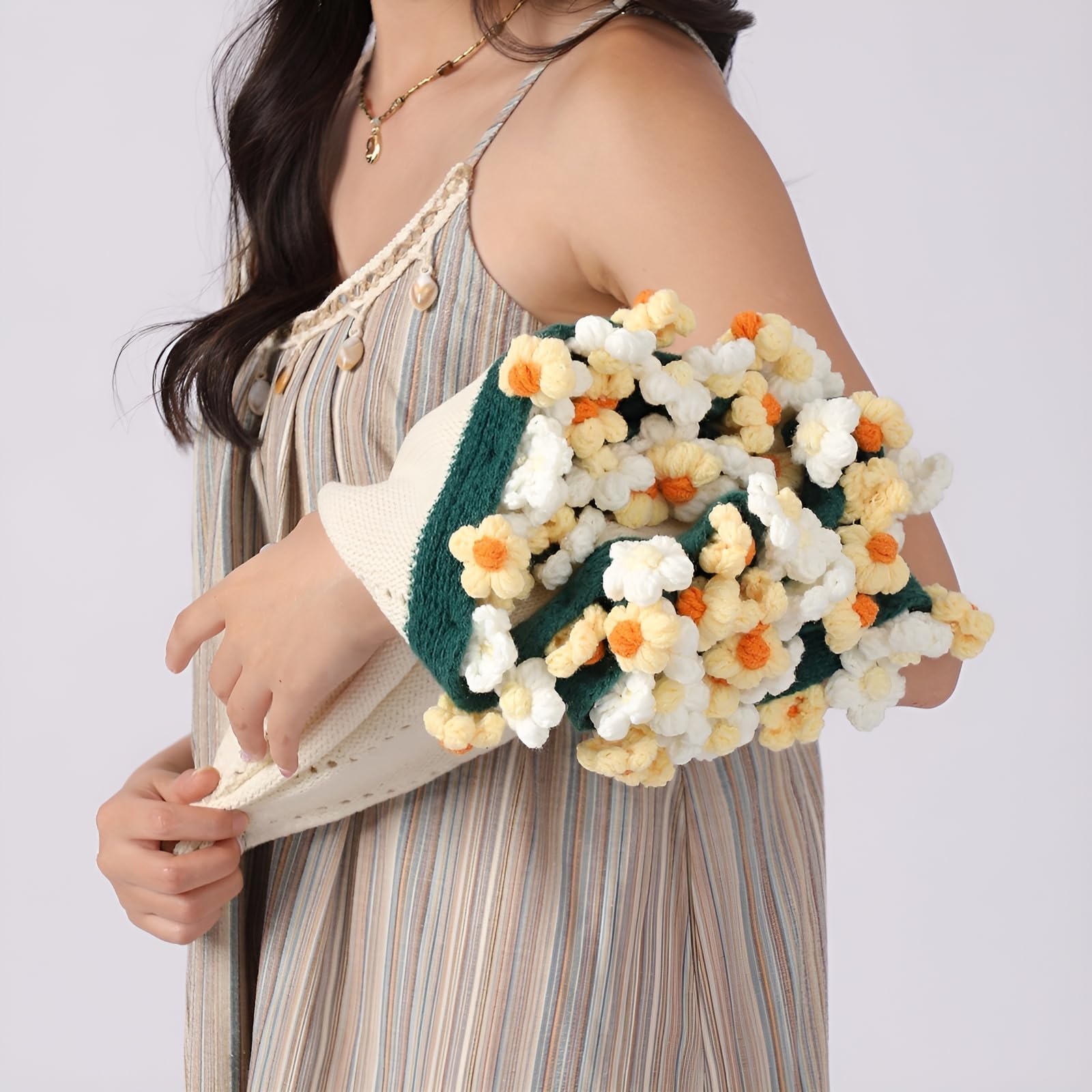 Amazon｜[Caividom]花束になるブランケット【完成品直径80/110/160cm