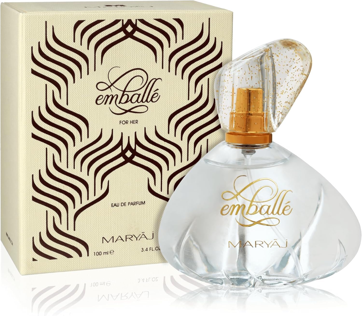 EMBALLE by Maryaj Eau De Parfum for Women- 100ml Luxurious Fragrance with Citrus Freshness, Exquisite Florals, and Sensual Amber Base - Scent