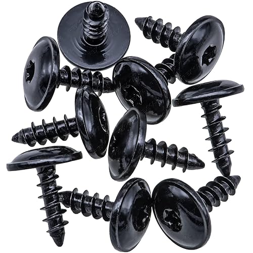 Miniatura 10 de Rexka 15 piezas T25 Fender Liner Splash Shield Cubierta de parachoques Tornillo Torx Autoperforante Compatible con N90974701 Volkswagon Audi Porsche