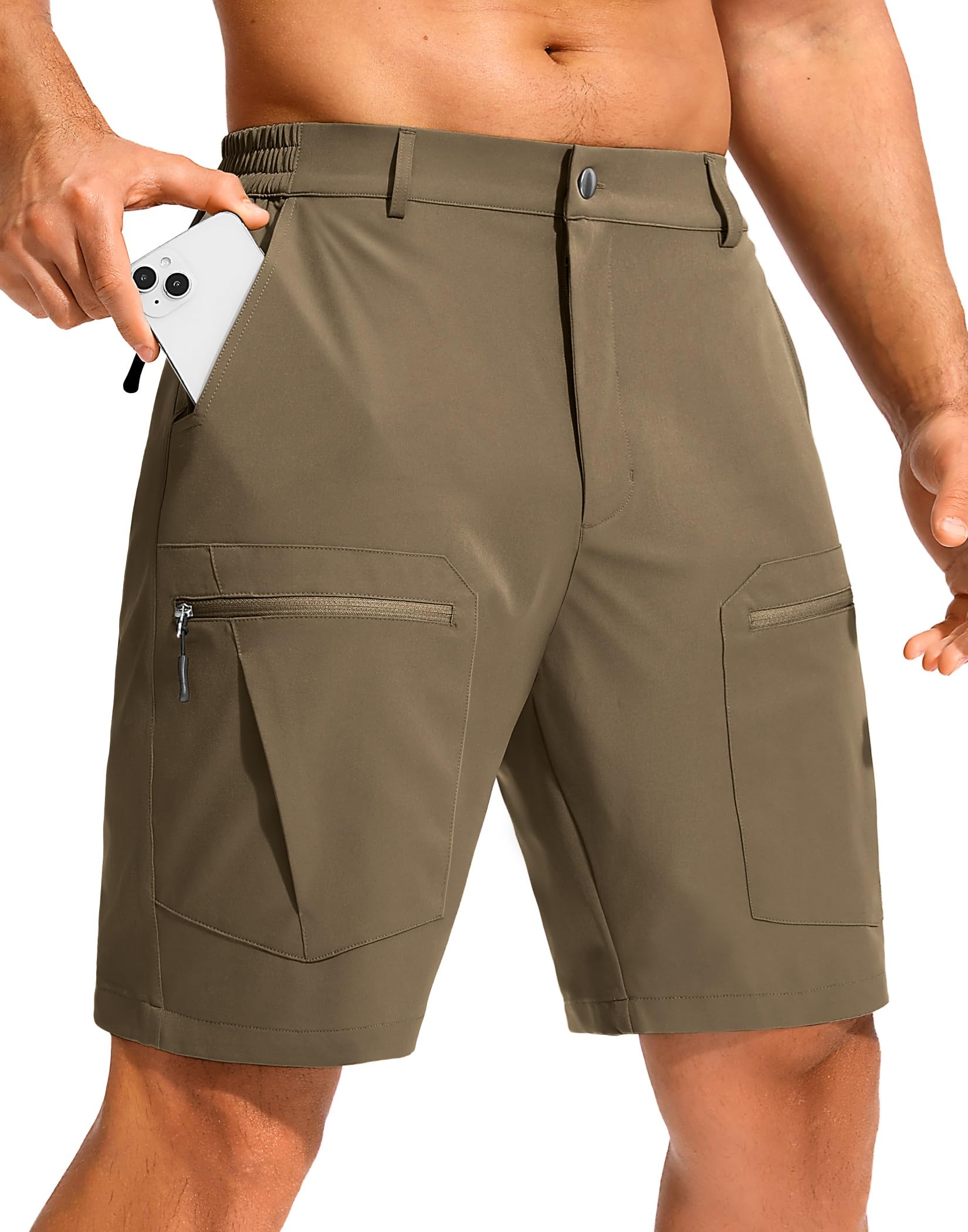 G Gradual Mens Hiking Cargo Shorts Lightweight Outdoor Short with 5 Pockets