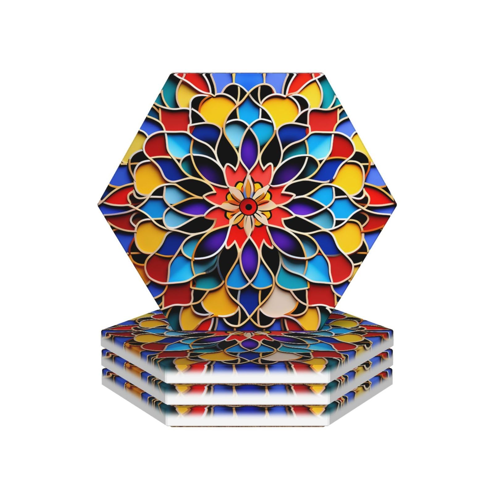 Dessous de verre en céramique absorbant pour types de tasses lot