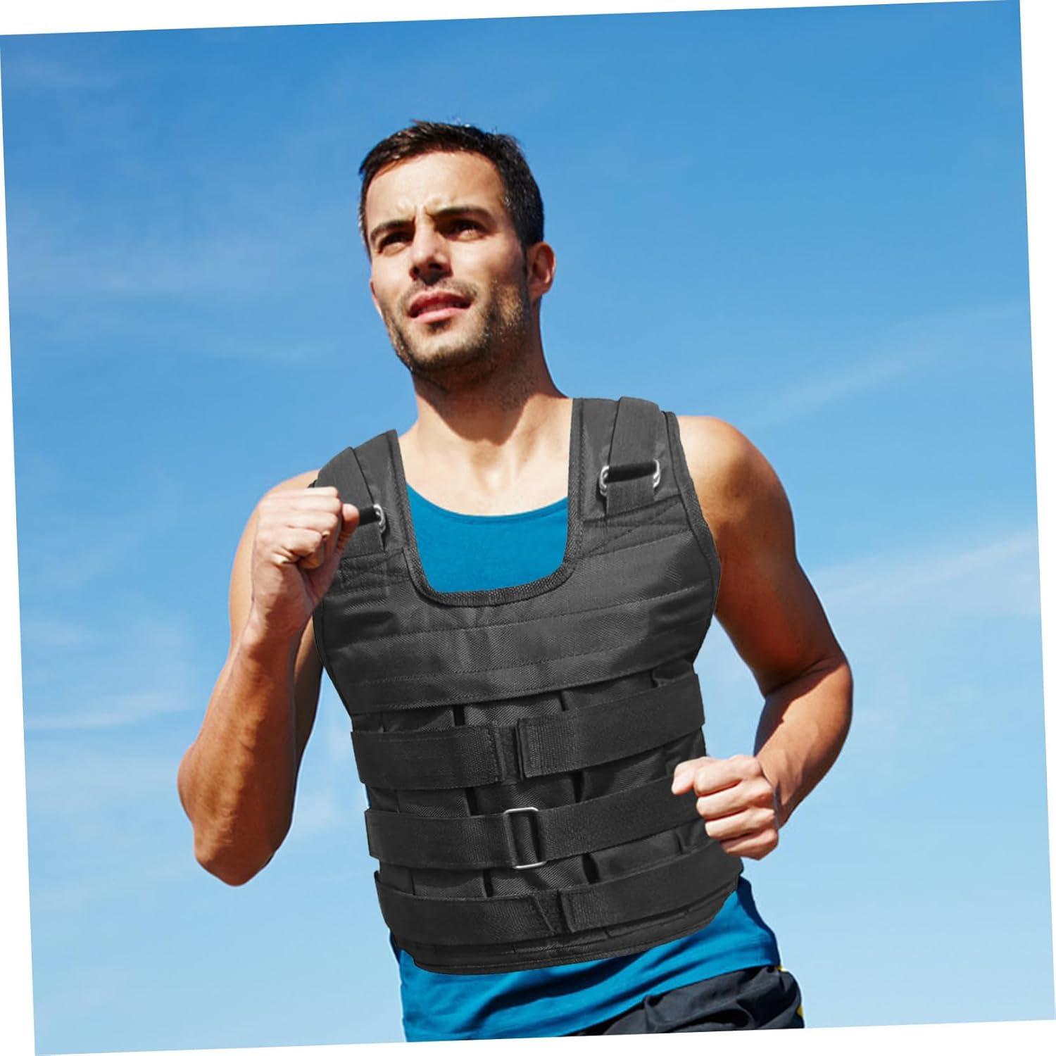 Adjustable Weighted Vest for Men and Females Breathable Fabric for Running Walking and Strength Training Rucking Vest with Stylish Design and Craftsmanship