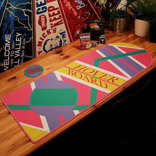 Back to the Future XL Hoverboard Desk Pad and Coaster Set - Movie Merchandise - 2