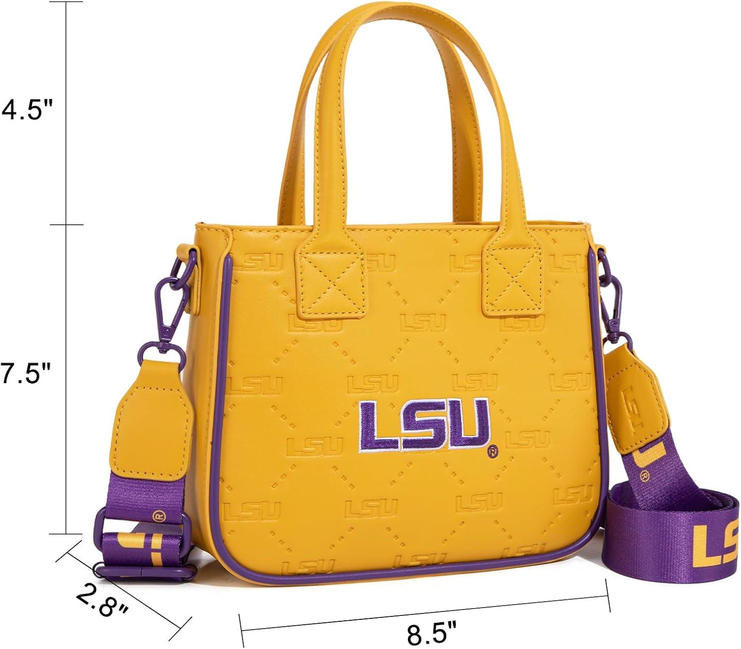 NCAA Crossbody for Women Purse & Removable Coin Purse, Crossbody Bum Bags with Adjustable Strap