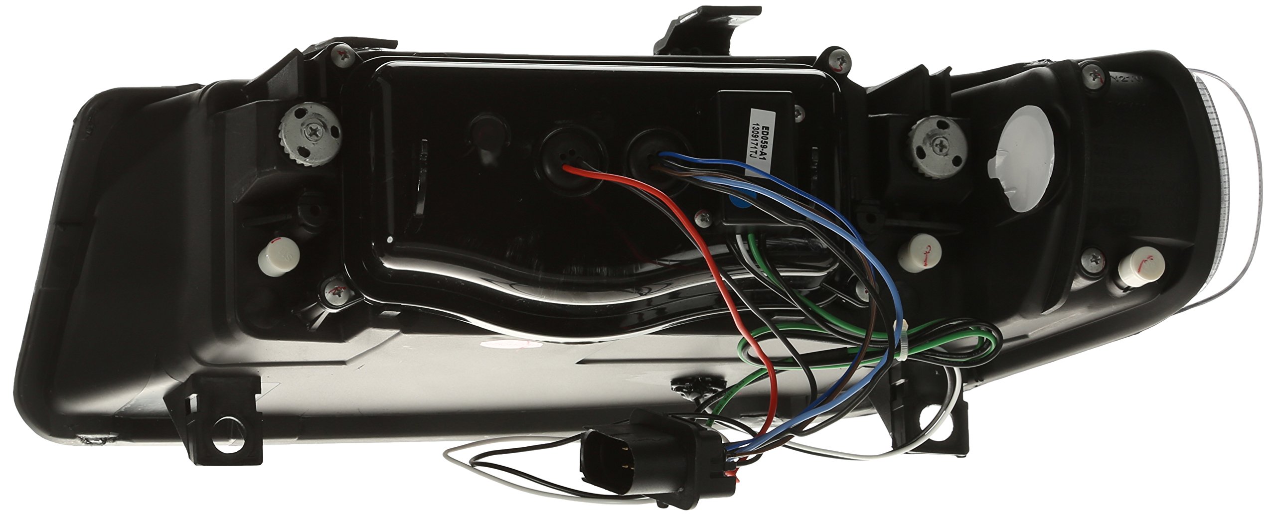 FK Automotive FKFSSE010011 - Faros Delanteros Luz Diurna, Color Negro