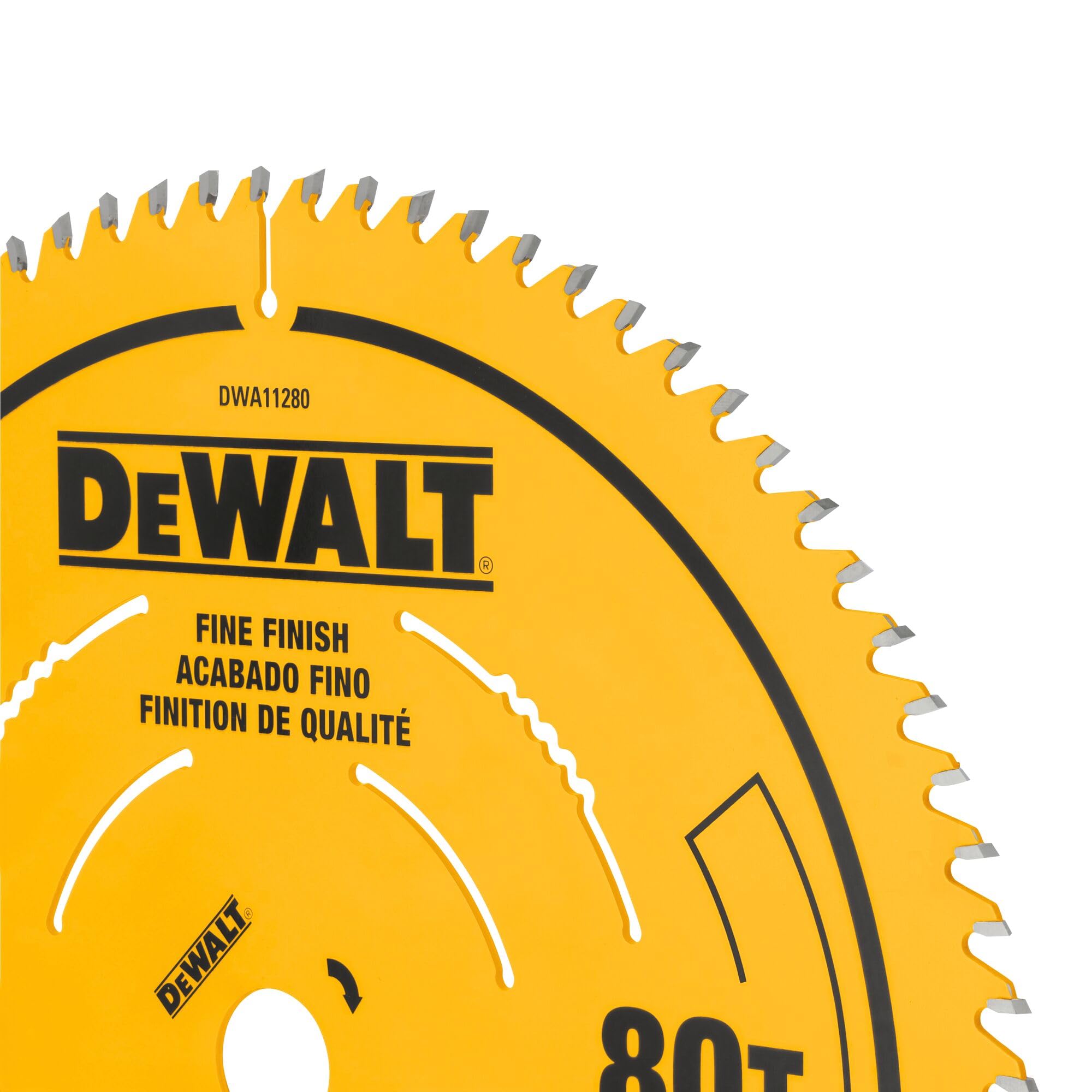 DEWALT 30.5 cm 80T precyzyjne wykończenie brzeszczot (DWA11280)