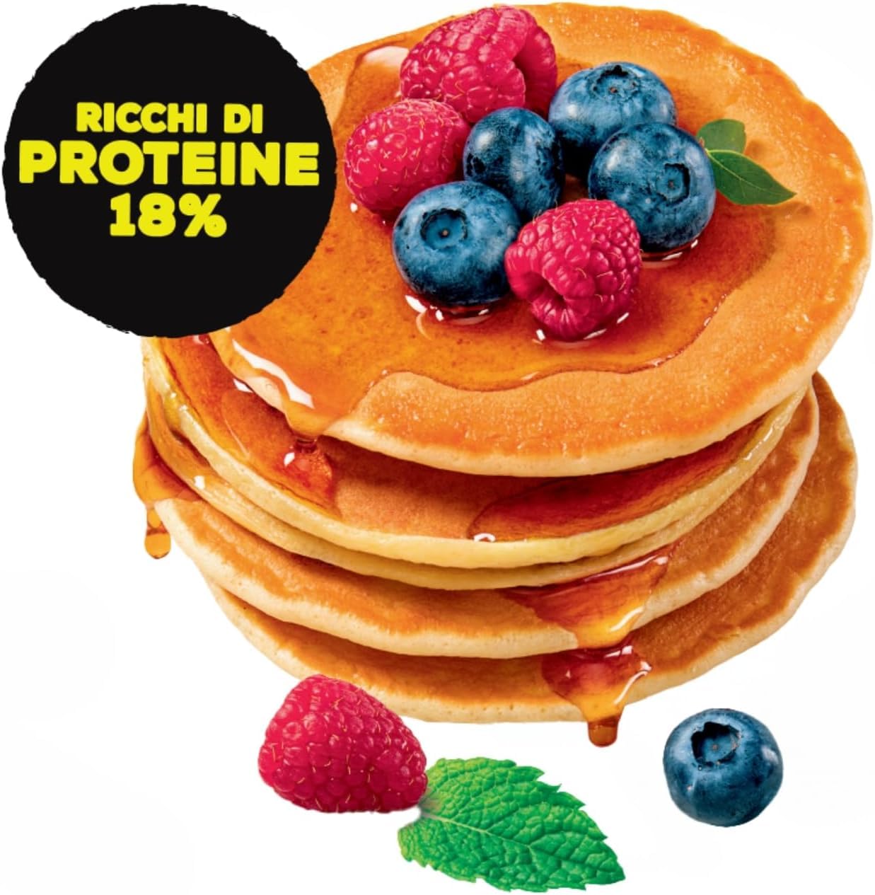 CAIYA Misura Protein Pancake Ricchi di Proteine e Meno Zuccheri 200 g – NOVITA' 2024 [3 Confezioni]