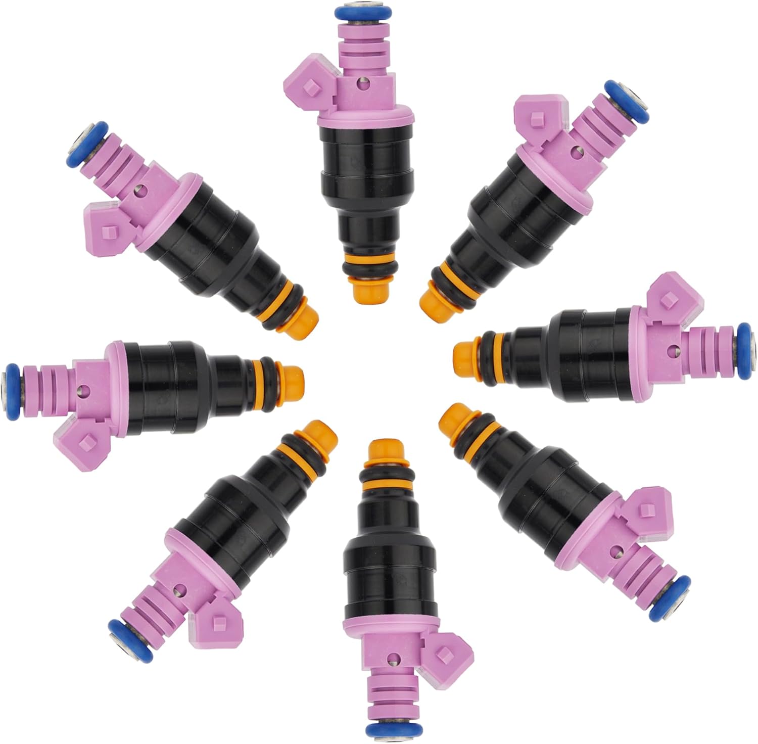 FJ713 0280150943 Fuel Injectors Compatible with Ford, Mercury, Lincoln Vehicle, E150/E250/E350/E450/F150/F250/F350, Mustang, Excursion, Expedition, Thunderbird, Navigator, 4.6L 5.0L 5.4L 5.8L