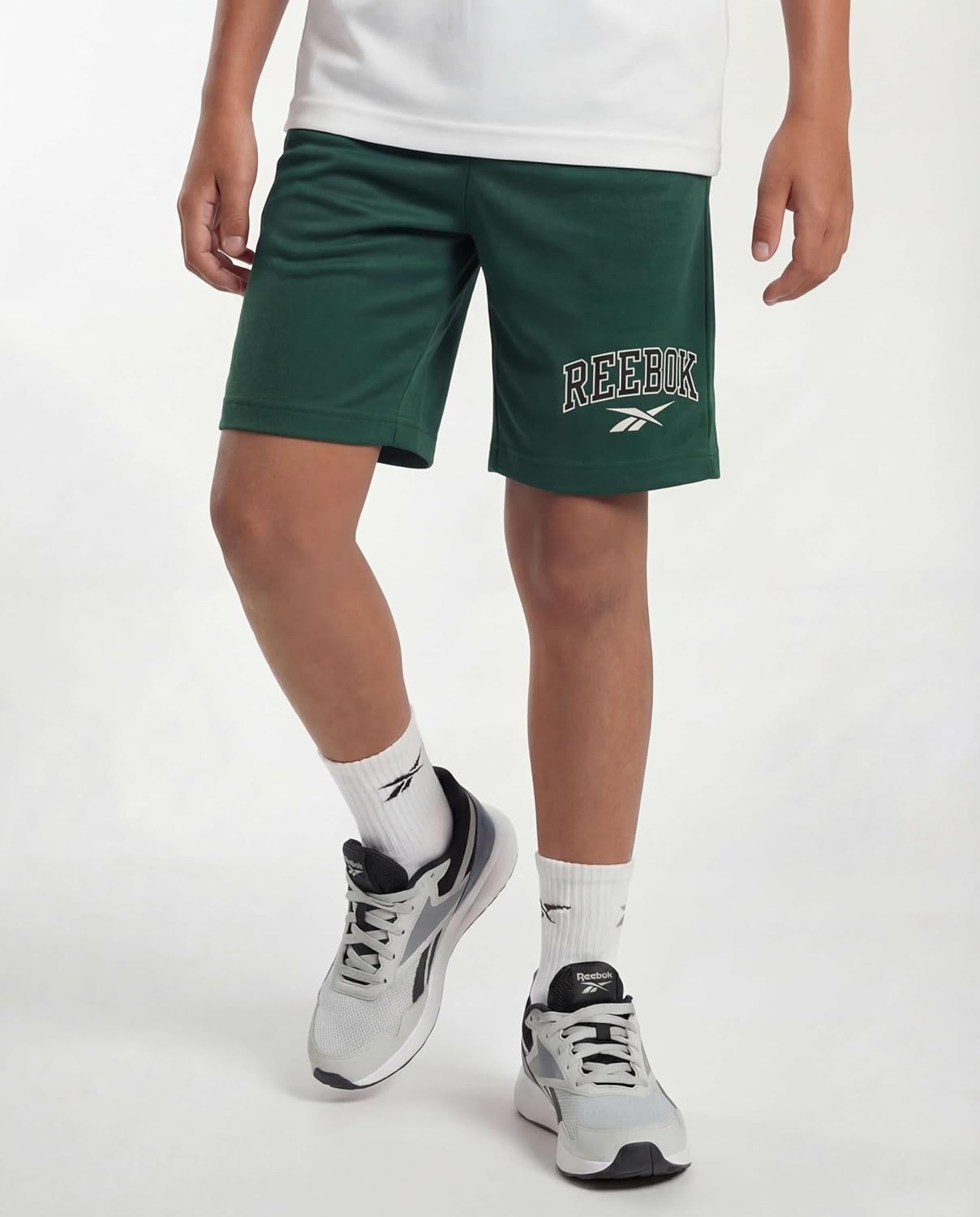 Reebok 3 Pack: Boys’ Dry Fit Athletic Shorts – Lightweight Running Basketball Soccer Sports Shorts Kids Teens Youth (6–18)